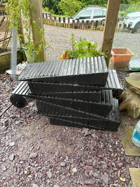 The Ramp Factory Threshold Rubber Disability Ramps. 5", 6", 6.5" & 7". Exterior ramps  Black rubber 