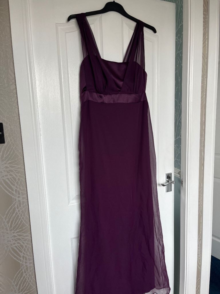 image for Purple bridesmaid dress