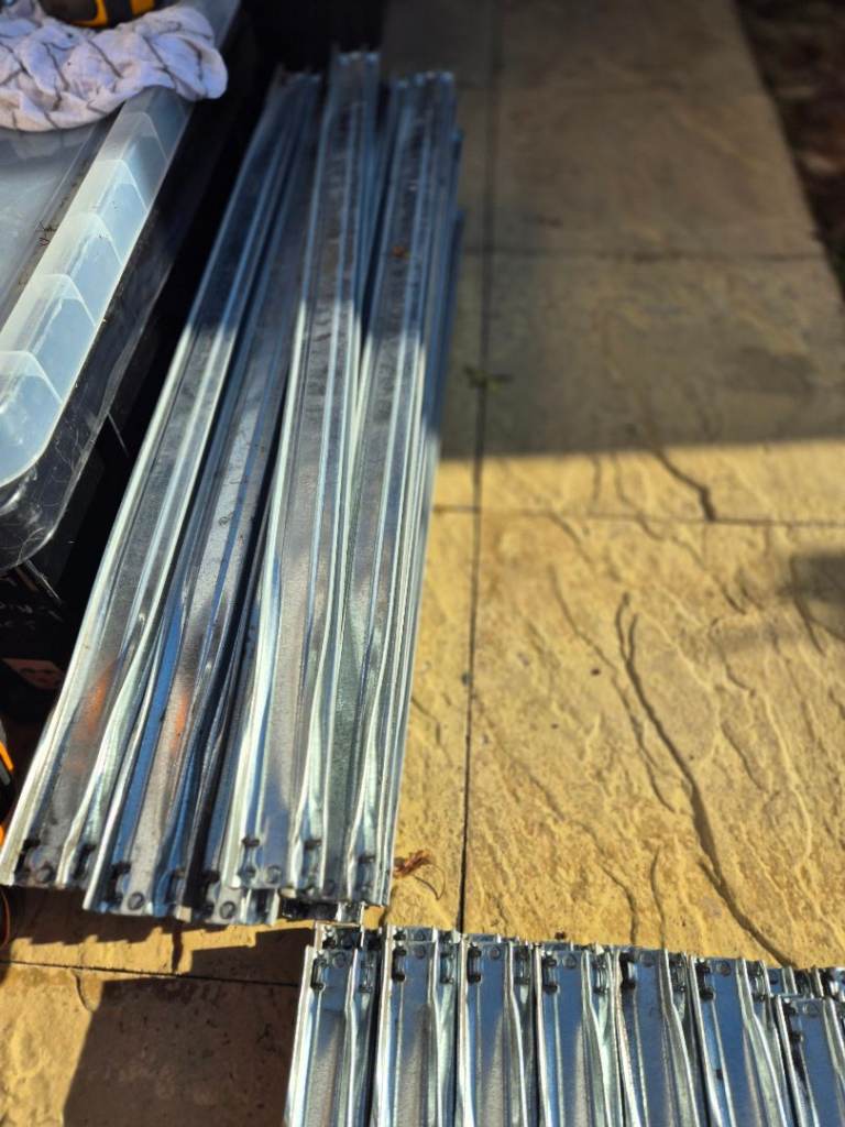 Metalsistem Galvanised Shelf Panels 800 x 570mm – £5 Each