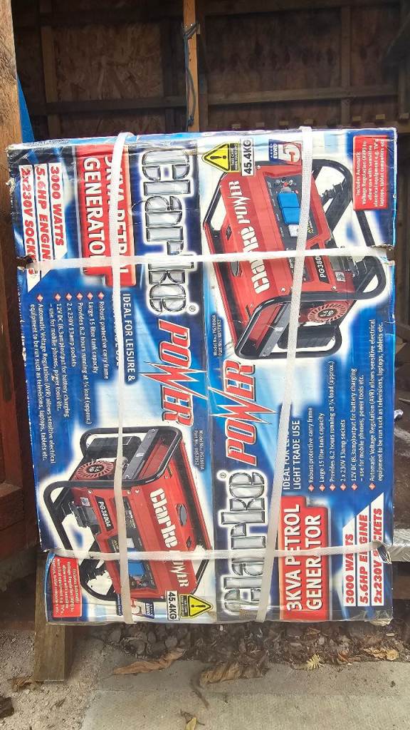 Clarke PG3800A Petrol Generator 