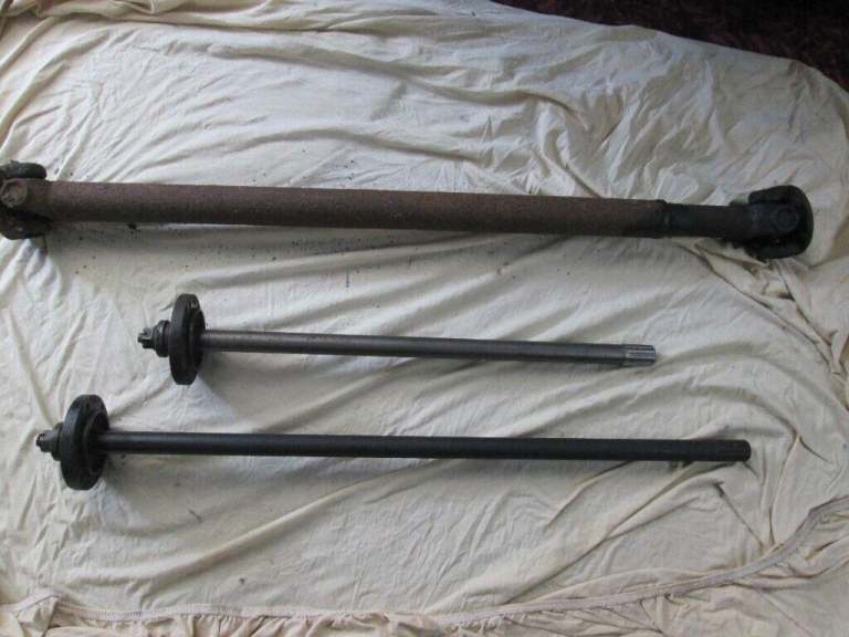 Landrover 1972 mk2a halfshafts and propshaft