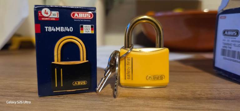 Abus padlock Brand New (10 available)
