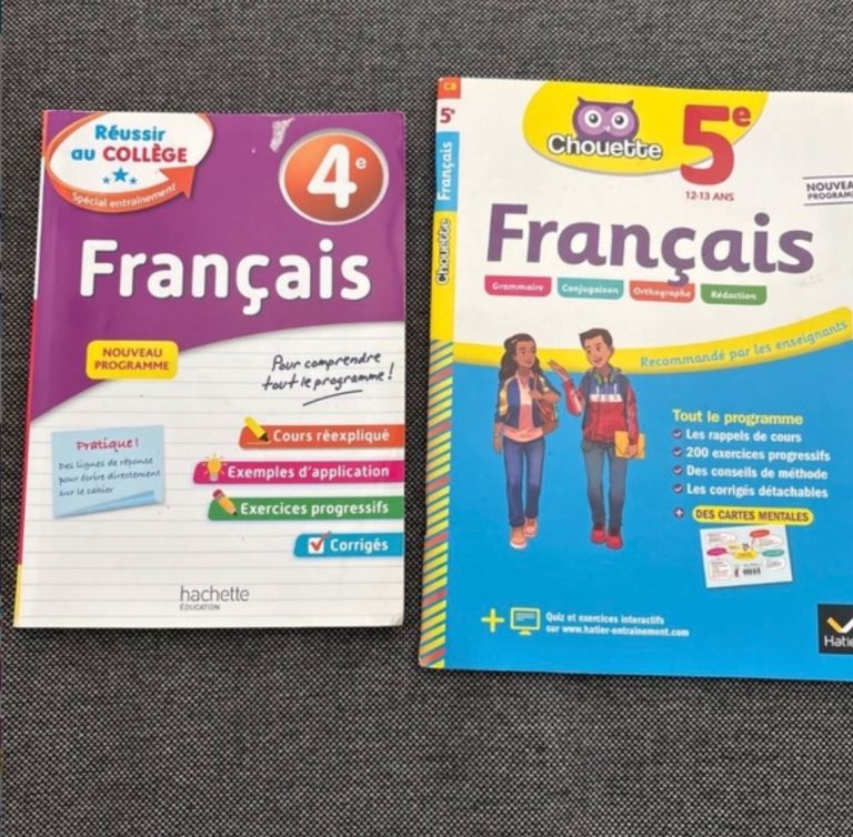 Hachette French Textbooks 4th & 5th Grade – Good As New