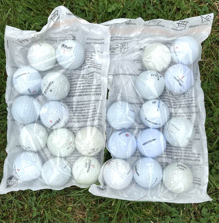 24 Mixed Golf Balls - Used but Good
