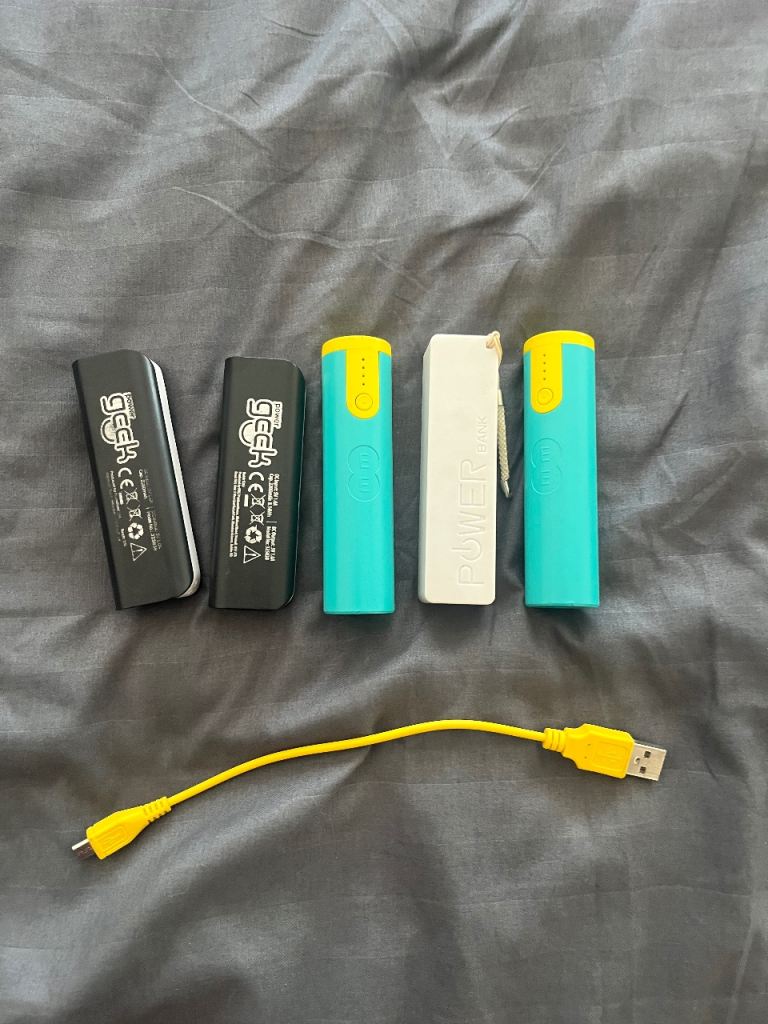 Joblot Power Bank Mobile Phone Charger Charging Device
