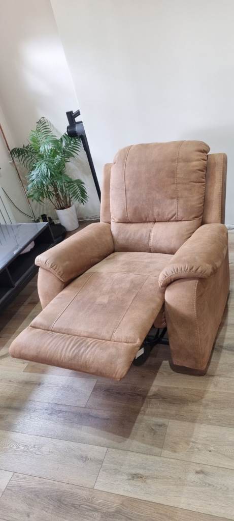 FREE Suede Leather Recliner Sofa Chair