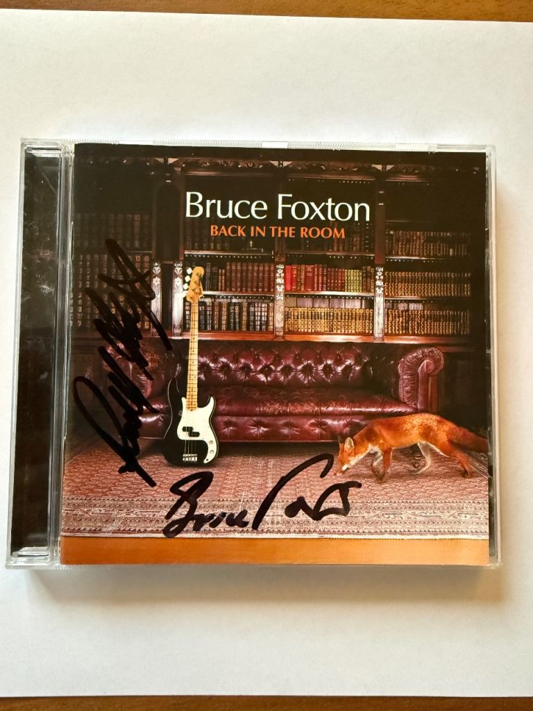 Bruce Foxton 'Back in the Room' CD - Signed, Excellent Condition