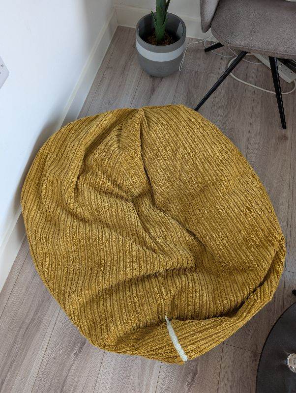 Mustard Yellow (Ochre) 💛 bean bag