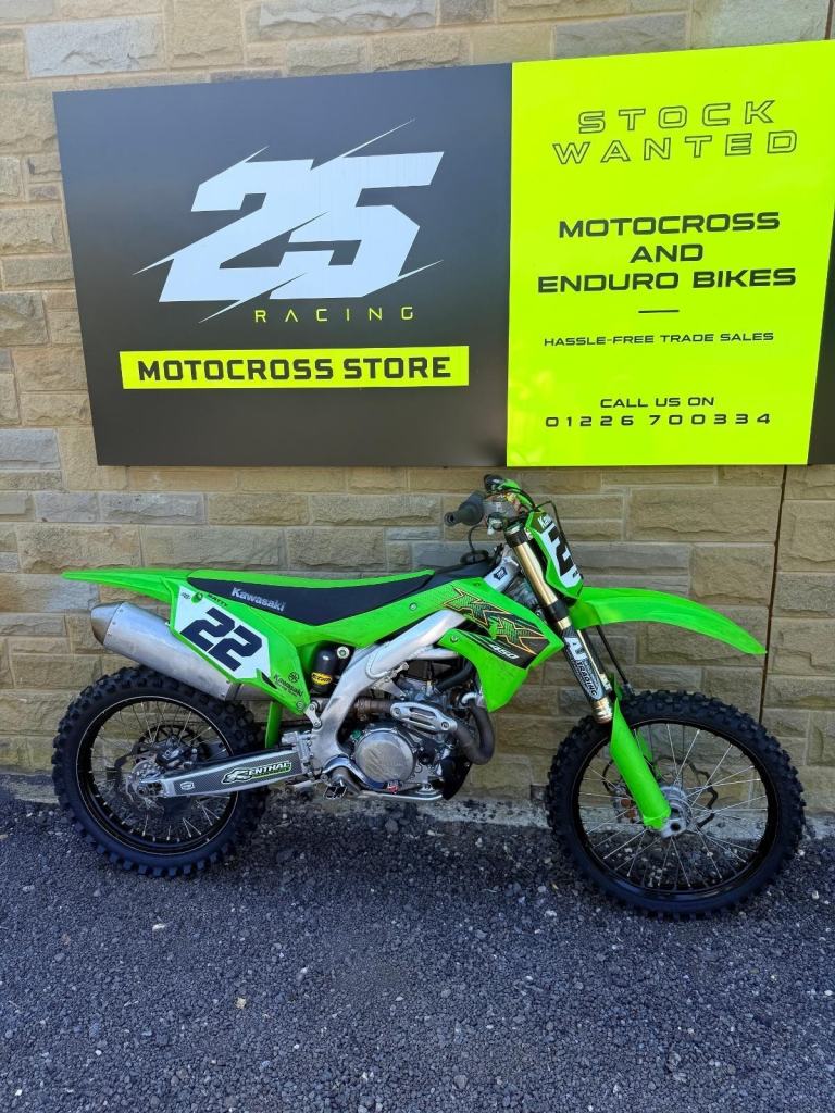 KAWASAKI KXF 450 2021 MODEL.     25 RACING STORE