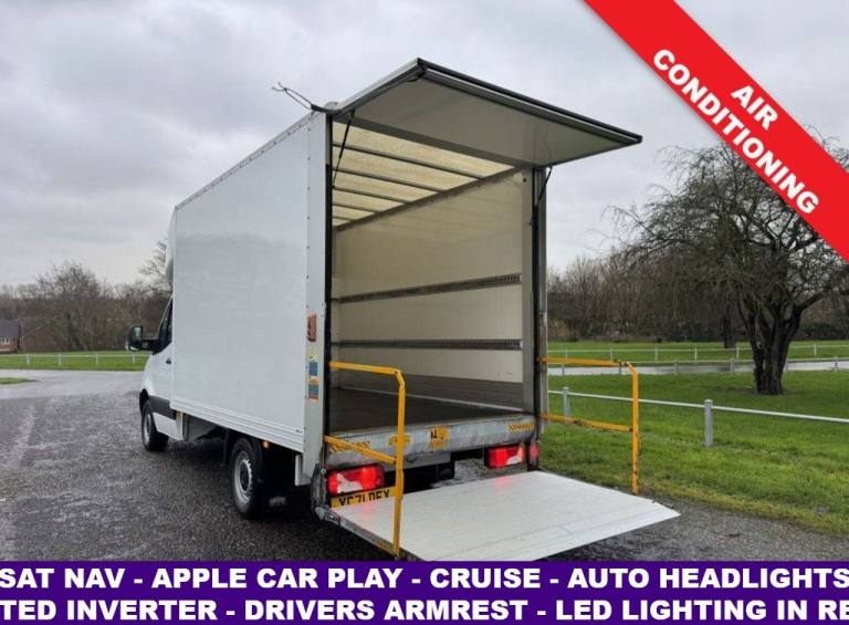 2021 Mercedes-Benz Sprinter 2.1 314Cdi 3.5t Luton Van, Large Tail Lift, Air Con, Euro 6, 143hp Lu...