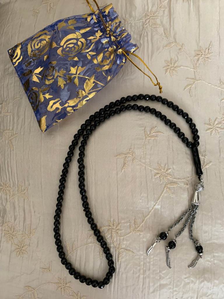 BEAUTIFUL SELF DESIGN 99 BEADS AQEEQ TASBIH IN BARGAIN PRICE