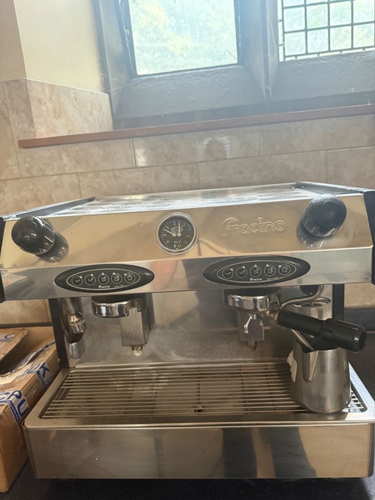 Fracino Commercial Coffee Machine – Stainless Steel, Good Condition
