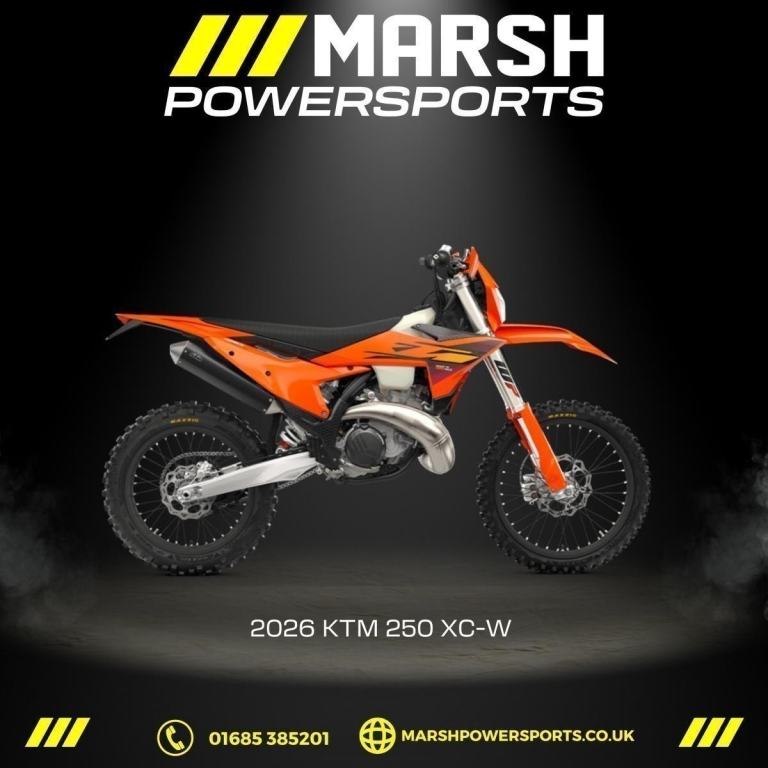 250 XC-W 2026 Model - KTM Main Dealer - 0% FINANCE AVAILABLE