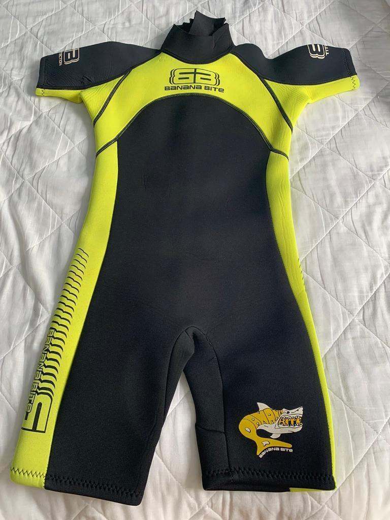 Banana bite Child’s Wetsuit 8-10 years