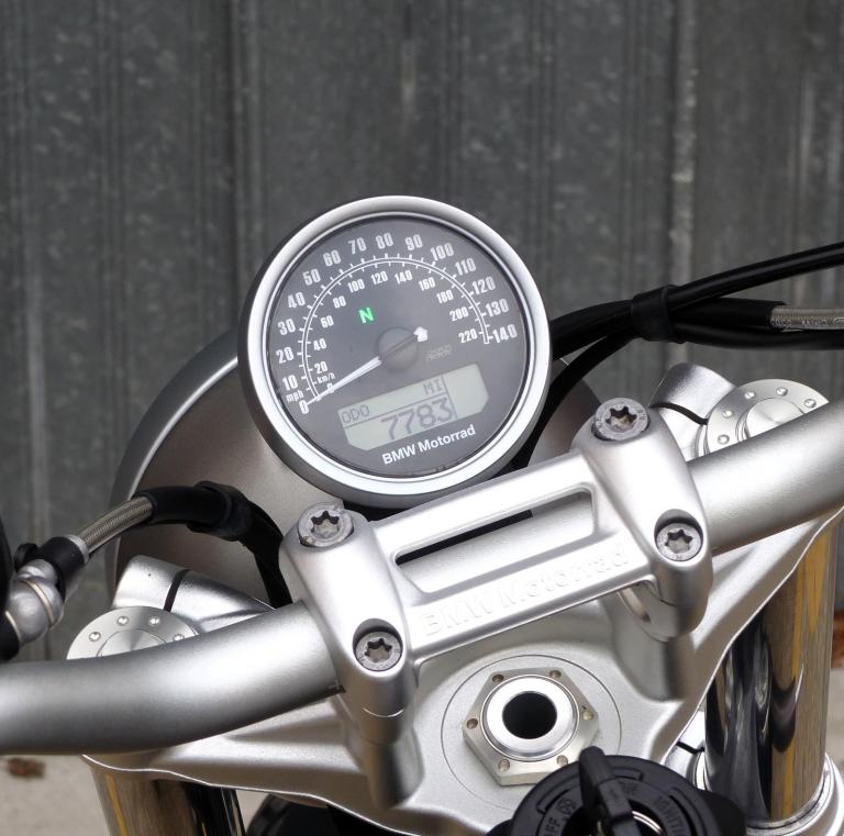 2017 BMW R NINE T SCRAMBLER X, CHERISHED LOW MILEAGE FSH MOTORCYCLE.