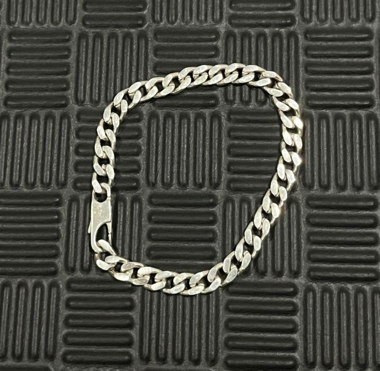 TWOJEYS Sterling Silver Cuban Bracelet