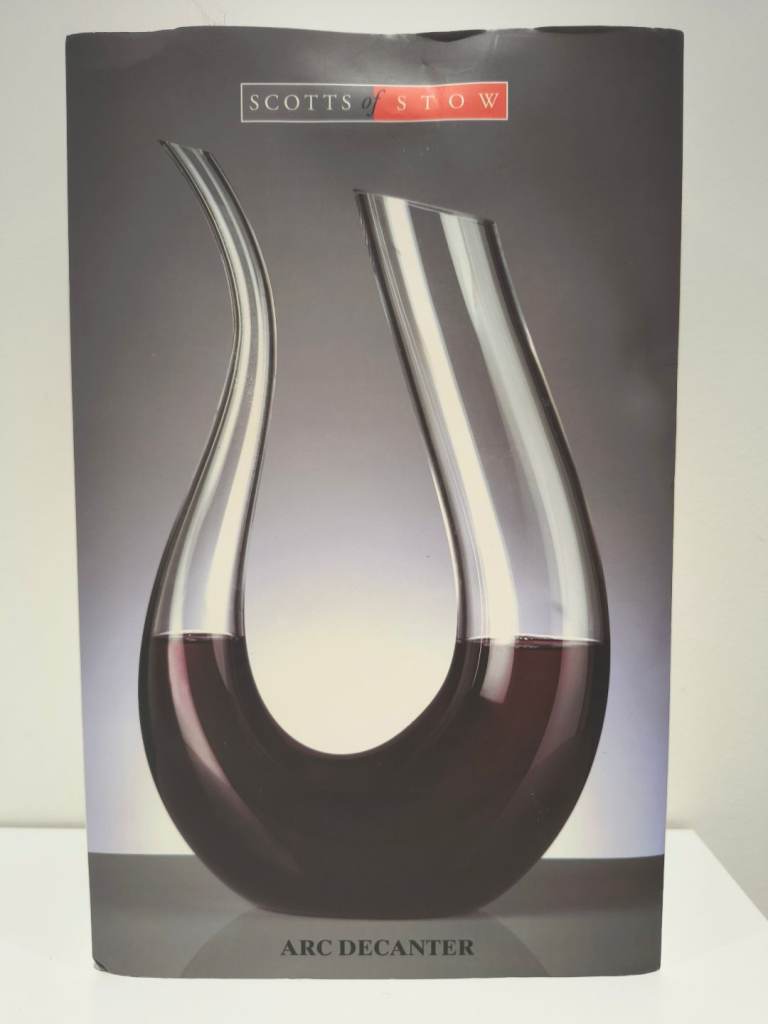 Scotts of Stow Arc Wine Decanter / Carafe 1.4L Capacity Designer Glass