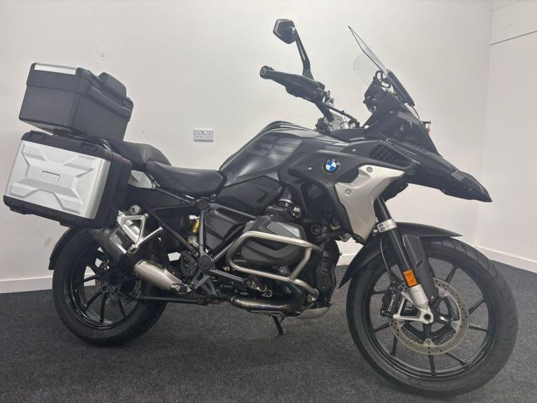 BMW R 1250 GS TE TRIPLE BLACK ** FULL LUGGAGE - LONG MOT - HEATED GRIPS+SEAT **