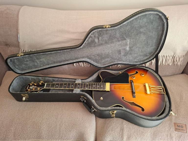 2002 Yamaha AEX 1500 Hollow Body Electric Guitar made in Japan