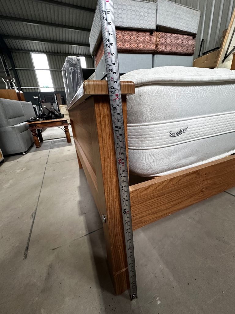 Lovely, nice single bed frame with lovely comfortable mattress