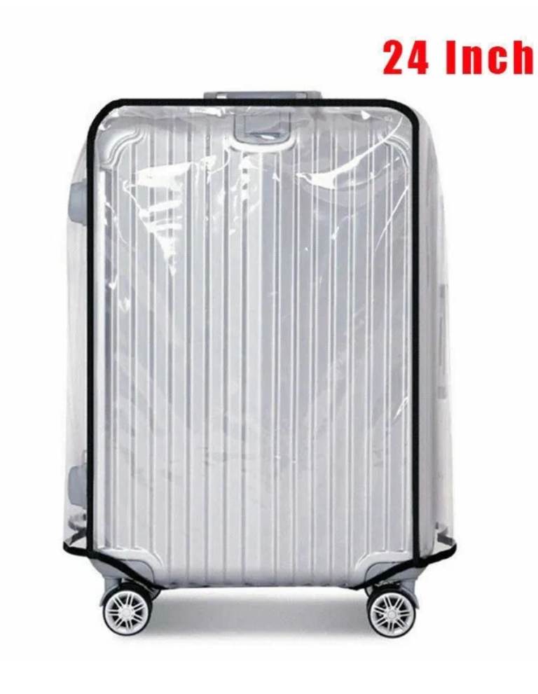 Plastic Luggage Cover Suitcase Clear Protector 24 inch