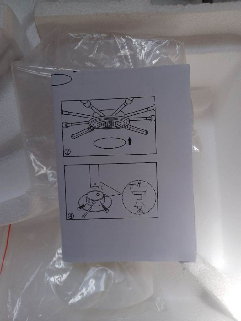 LED ceiling fan 