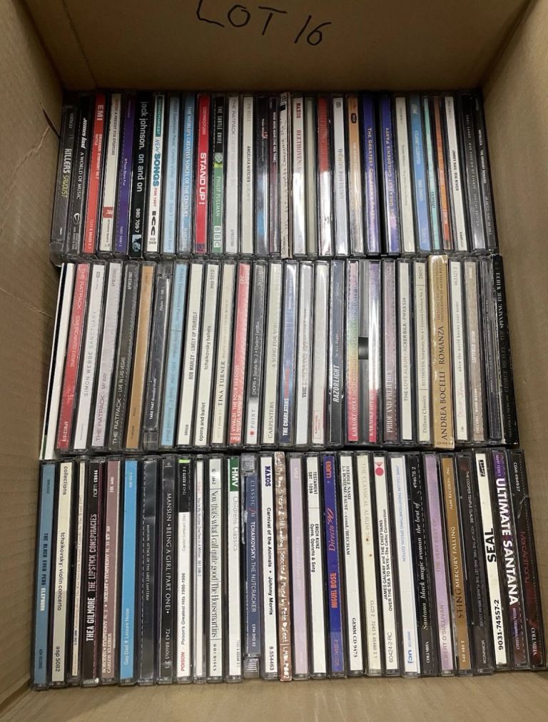 Music CD Joblot Box Lot 16