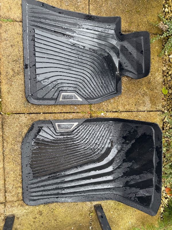 BMW OEM rubber floor mats. Front. From 4 series, G26