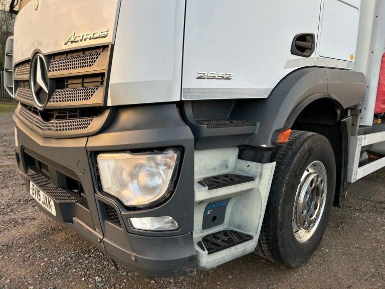 MERCEDES ACTROS 2532 *EURO 6* 26 TONNE CURTAINSIDE 2019 – BV19 JXK