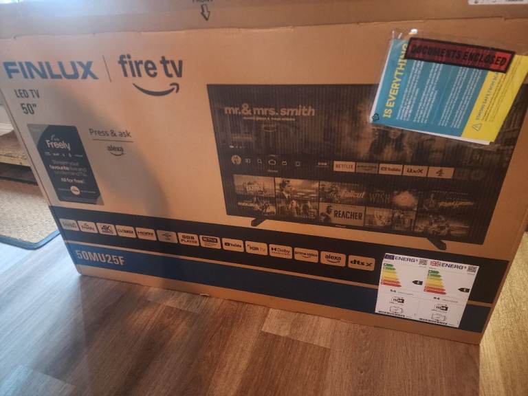 Finlux 4k 50" smart TV