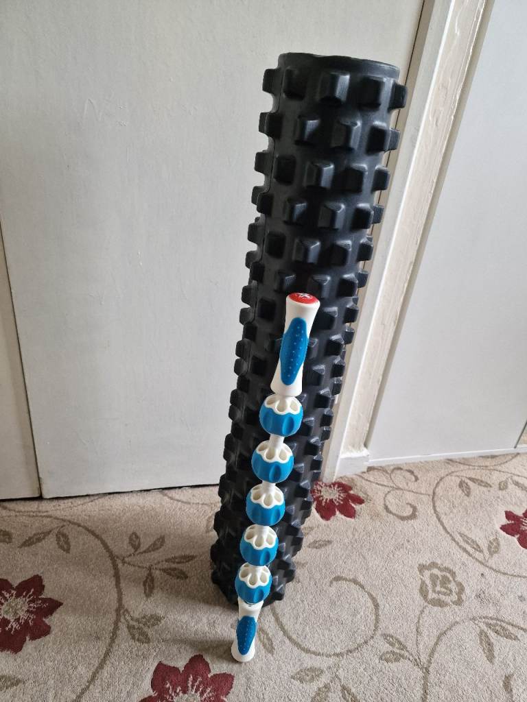 RumbleRoller + Addaday Massage Stick Bundle - Excellent Used Condition - London Pickup