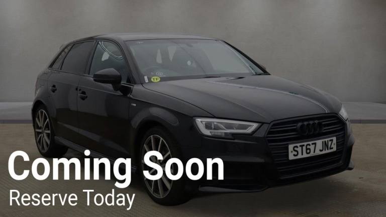 2017 Audi A3 1.5 TFSI Black Edition 5dr HATCHBACK PETROL Manual
