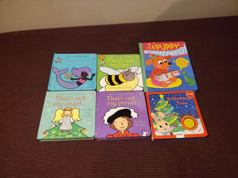 4x That's Not My Books Bundle Usbourne used +2 new books for Potty and Christmas