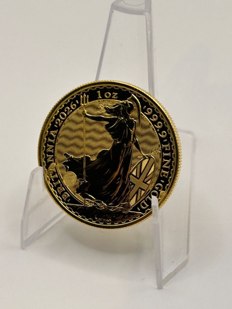 SOLD - 1 oz Gold 2026 Britannia King Charles 