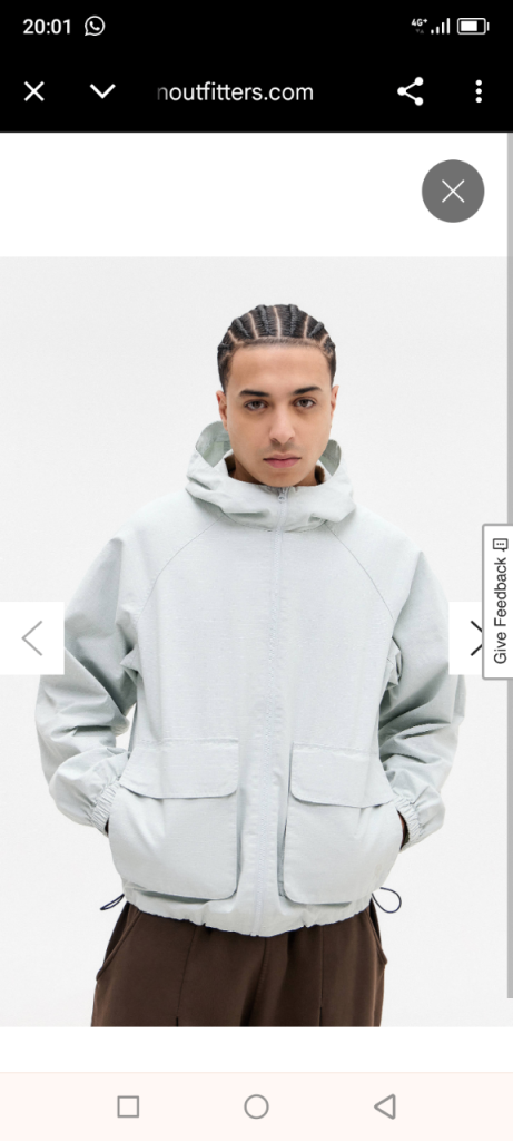 Ayker Grey Ripstop Anorak Jacket *Large size* New (RRP £69) going for ***£40*** brand new with tag