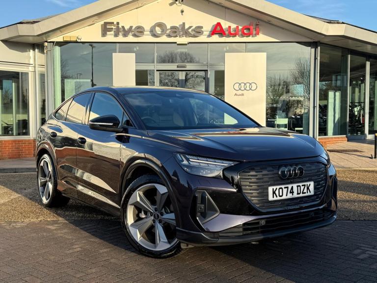 2025 Audi Q4 e-tron 35 Black Edition Sportback 5dr Electric Auto 55kWh (170 ps) HATCHBACK Electri...