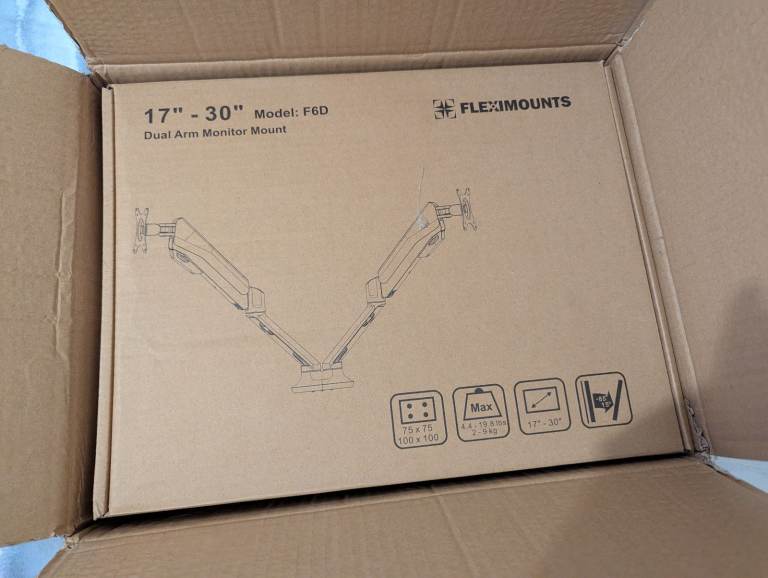 Fleximounts F6D Dual Monitor Mount
