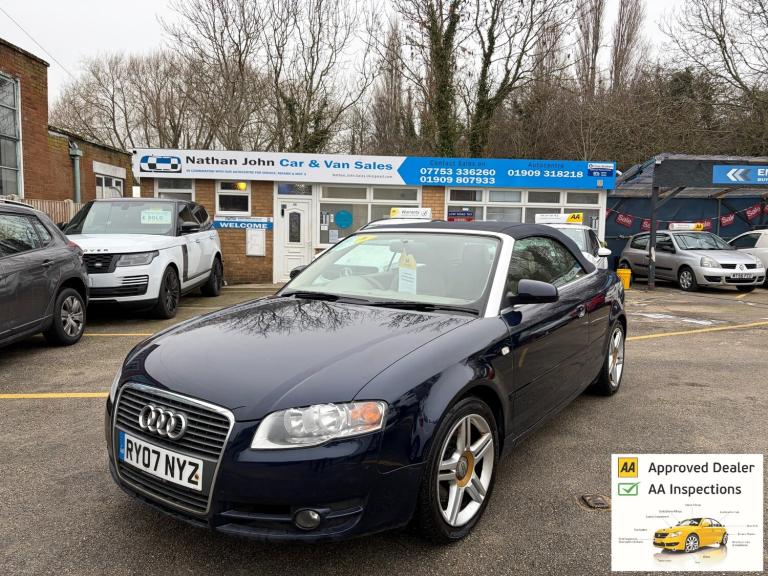 2007 Audi A4 Cabriolet 1.8T Sport Convertible 2dr Petrol Multitronic (204 g/km 