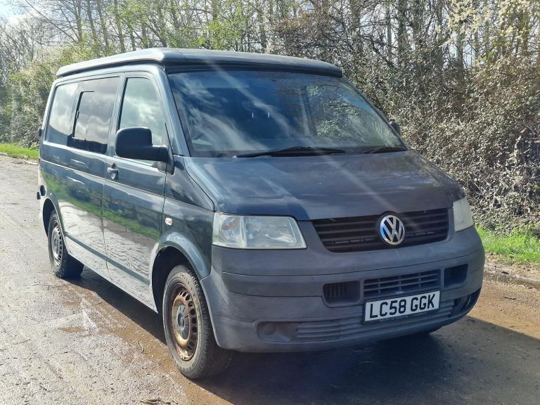 2008 VW Volkswagen Transporter T28 102 TDI Pop Top Camper Van  Drives Perfect