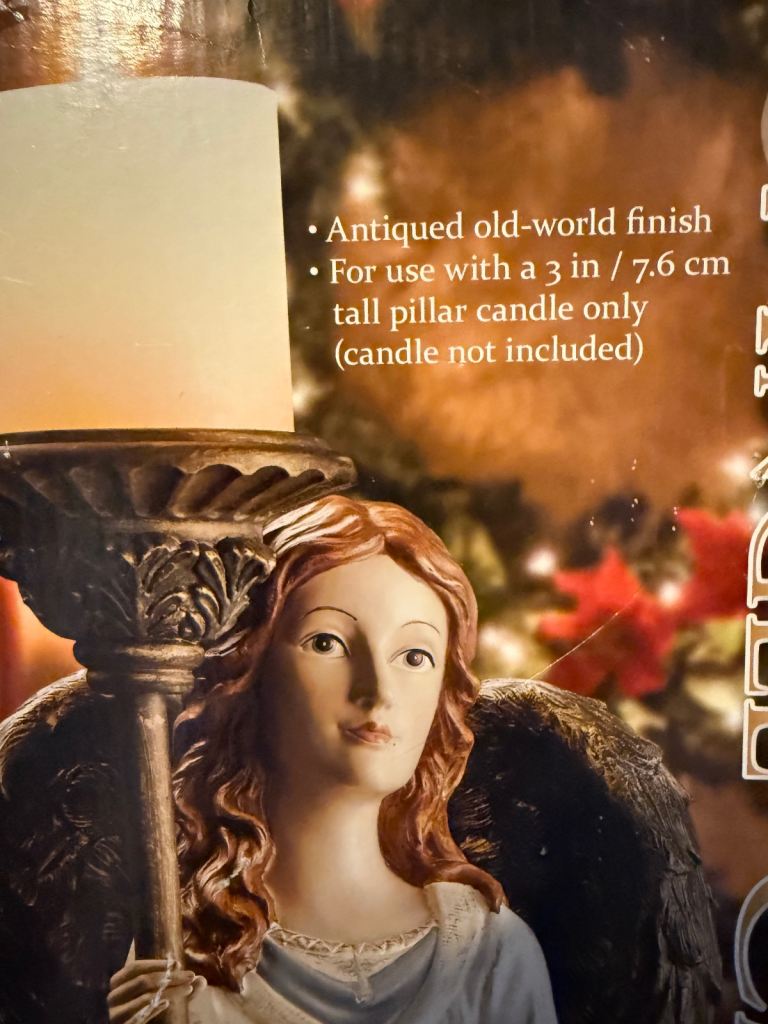 image for Angel candleholder 