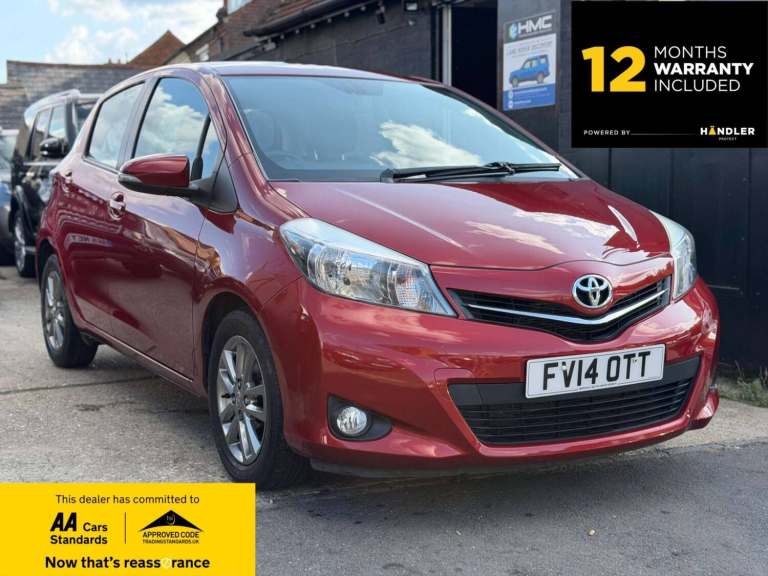 2014 Toyota Yaris 1.33 VVT-i Icon+ 5dr HATCHBACK PETROL Manual
