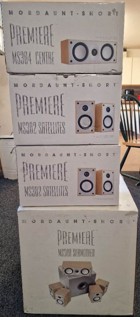 Damaged Mordaunt Short 5.1 Stereo System