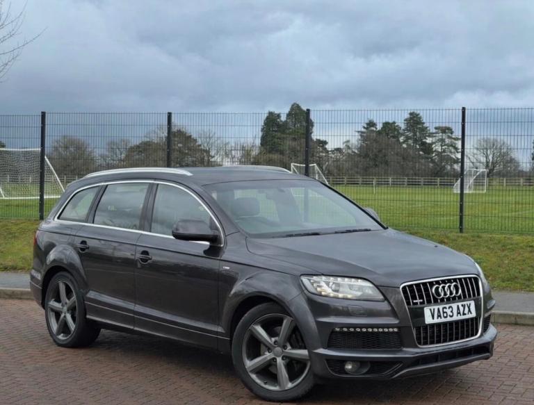 2014 63 AUDI Q7 3.0 TDI 245 QUATTRO S LINE AUTO TIPTRONIC FASH GREY 4X4
