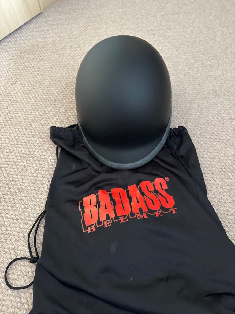 Badass Trooper motorcycle helmet