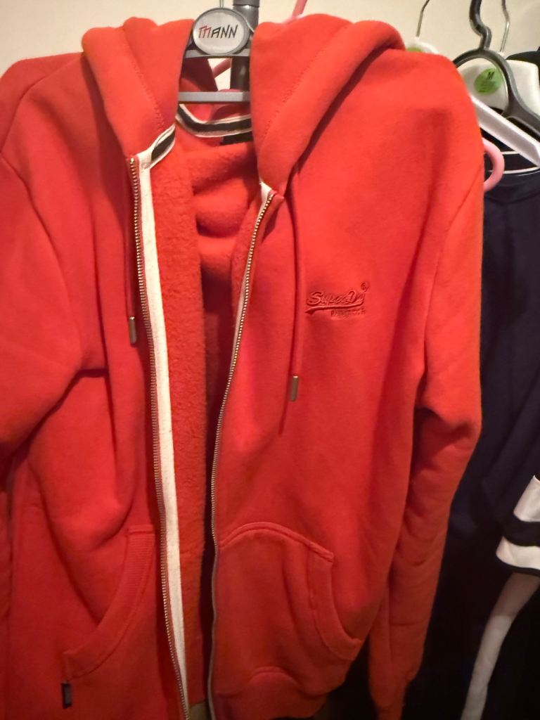 image for Superdry hoodie and adidas woven bottoms