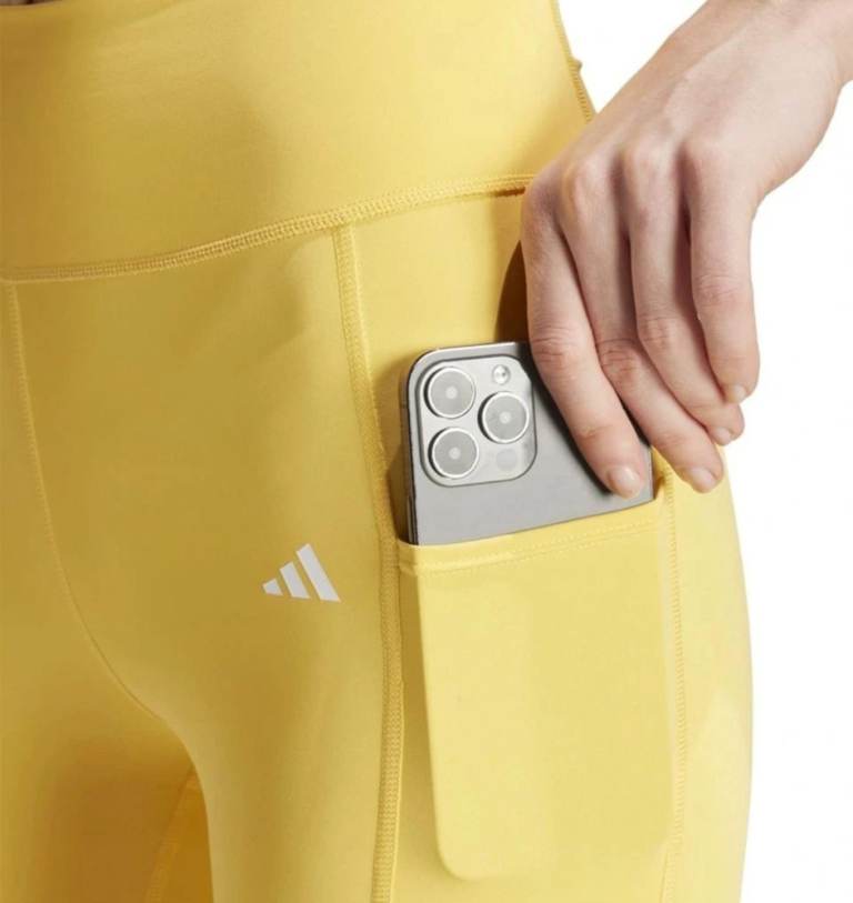 LADIES GIRLS TEENS YELLOW ADIDAS LEGGINGS JOGGERS GYM PANTS 