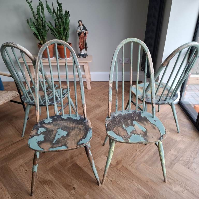 Vintage Ercol Dining Chairs