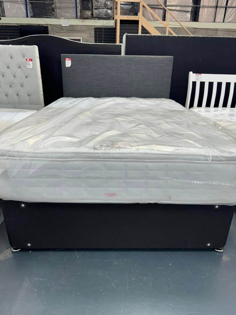 Offer Price 🛏️ 4FT6 Divan Bed Set + Foam Mattress 📞 Storage Available – Cheapest Price