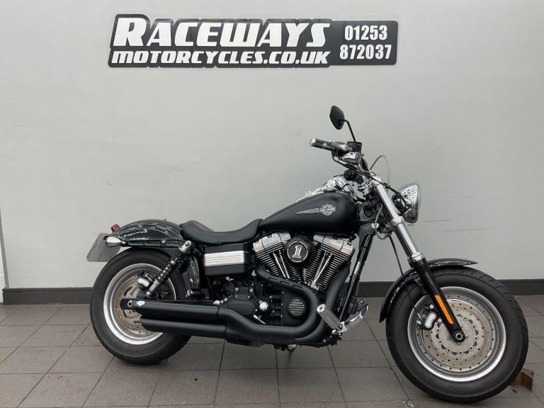 HARLEY-DAVIDSON DYNA FXDF FAT BOB BLACK 2008 08 REG 14,698 MILES, 1584CC