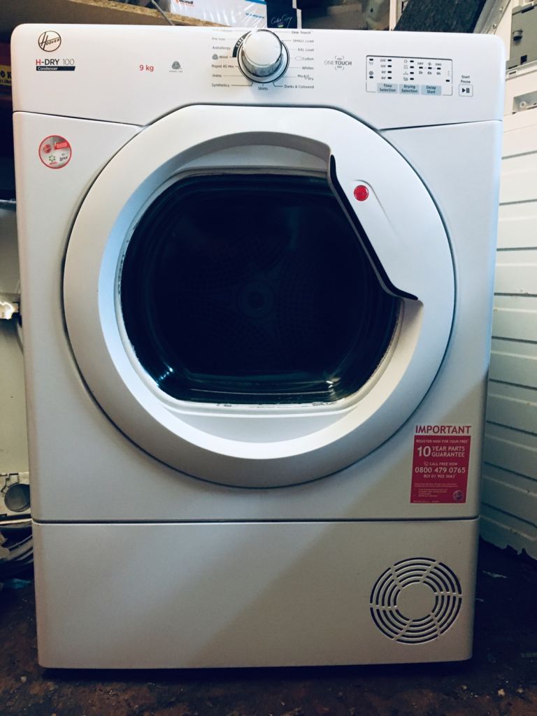 Hoover HLEC9LG 9kg White Sensor Dry Condenser Tumble Dryer 1 YEAR WARRANTY DELIVERY AVAILABLE 